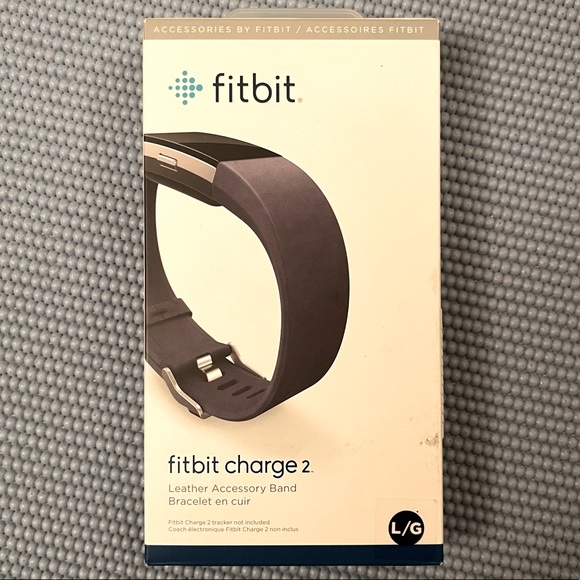 fitbit Other - NWT Fitbit Charge 2 Leather Accessory Band in Indigo
